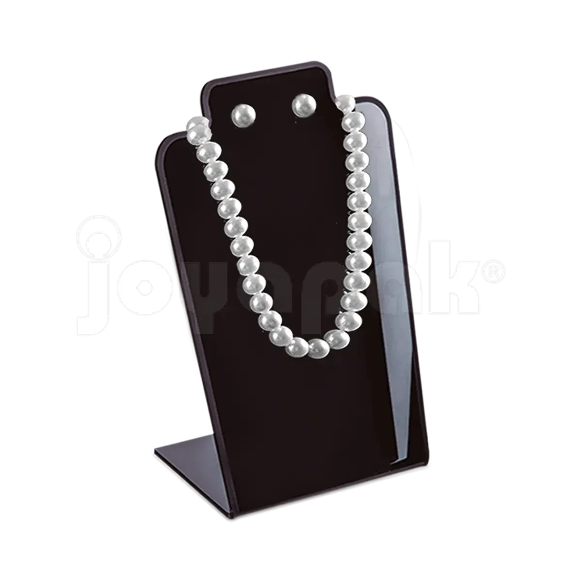 Exhibidor de Acrílico Cuello Corto para Collar y Aretes