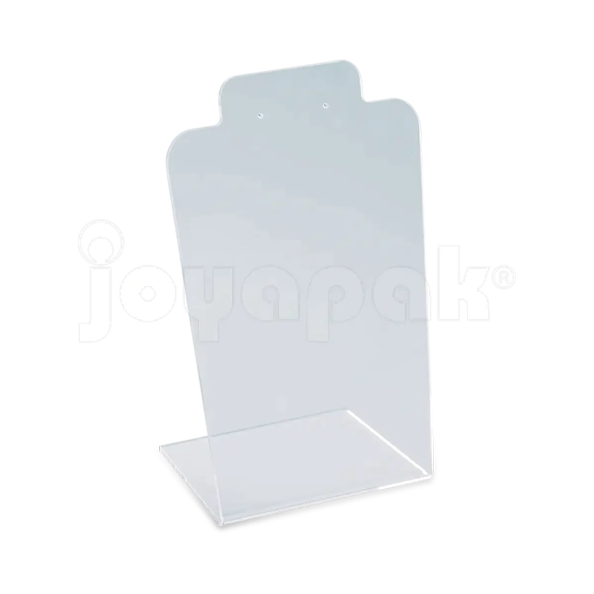 Exhibidor de Acrílico Cuello Largo para Collar y Aretes