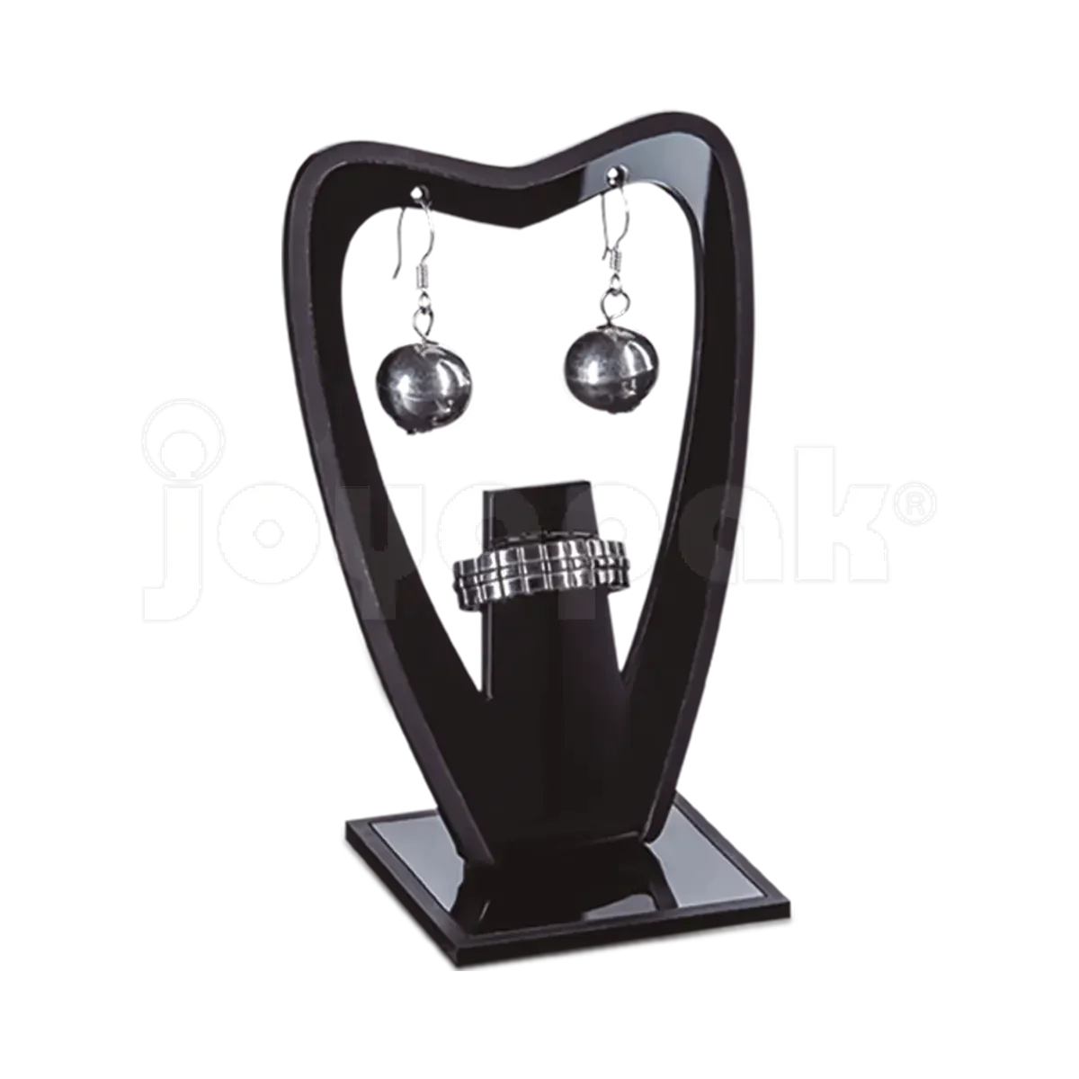 Exhibidor de Acrílico para Juego: Aretes y Anillo