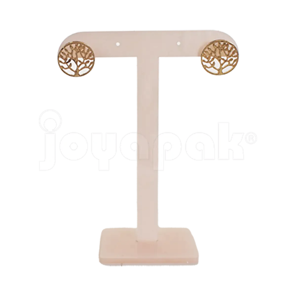 Exhibidor de Acrílico "T" para 2 Pares de Aretes