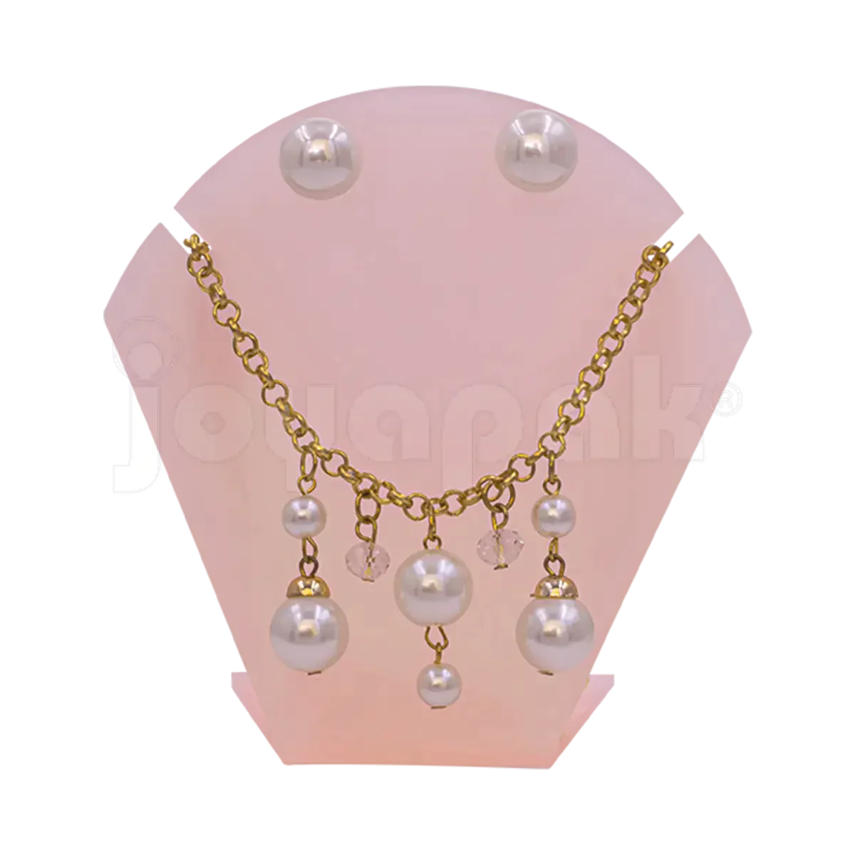 Exhibidor de Acrílico para Juego: Cadena Con Dije y Aretes