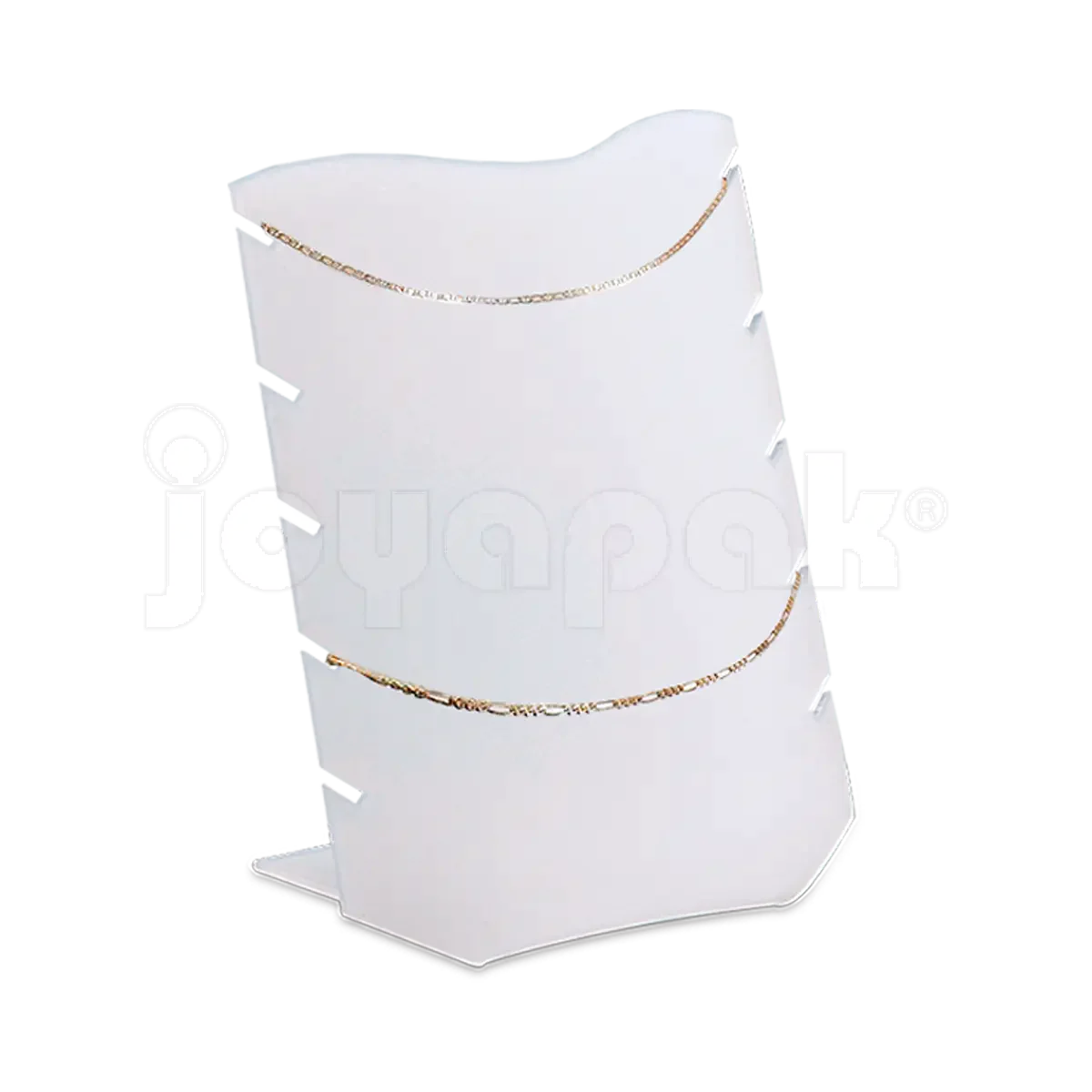 Exhibidor de Acrílico para 5 Cadenas Con Dije