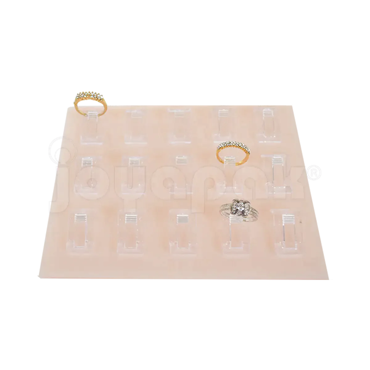 Exhibidor de Acrílico Base para 15 Anillos