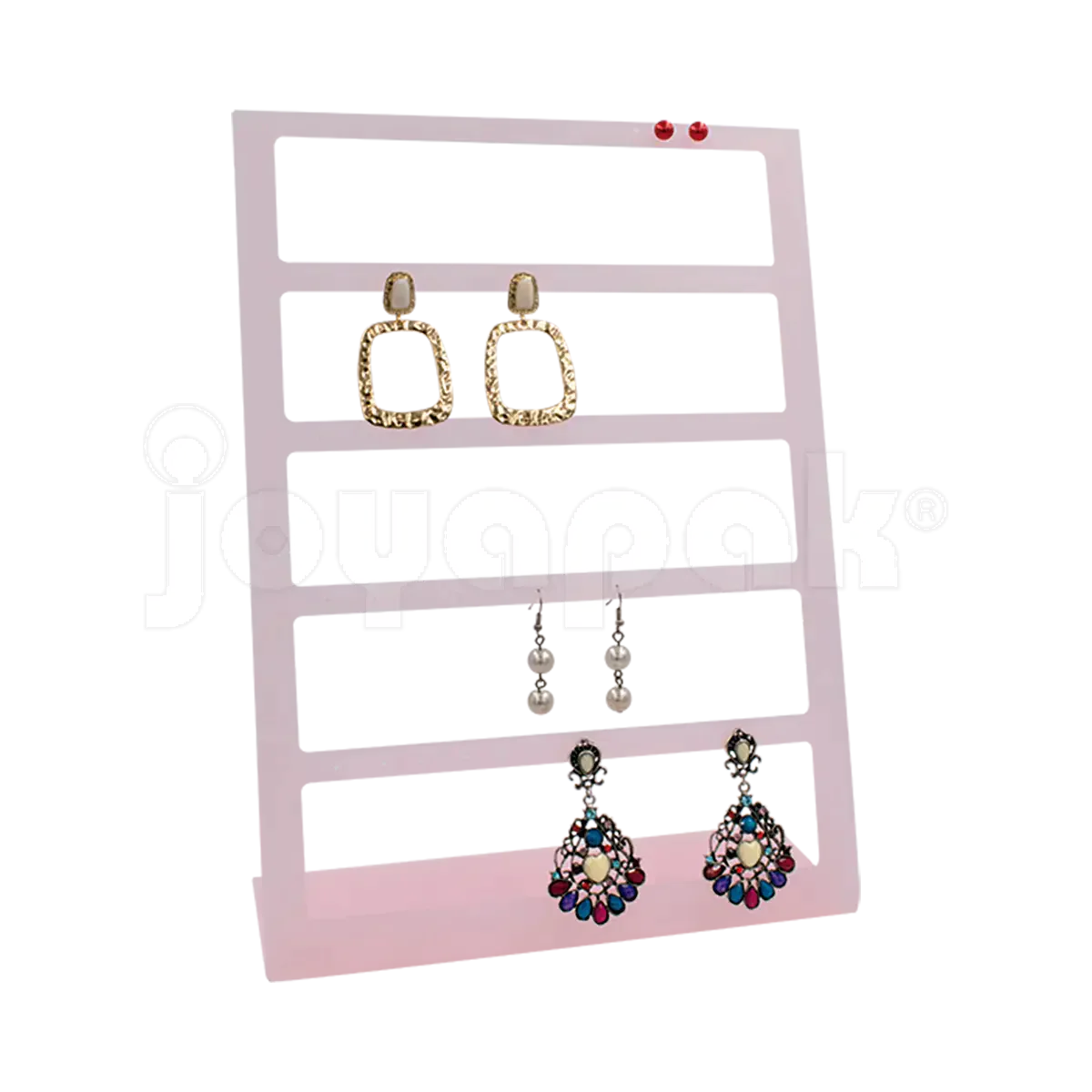 Exhibidor de Acrílico 5 Niveles para Aretes