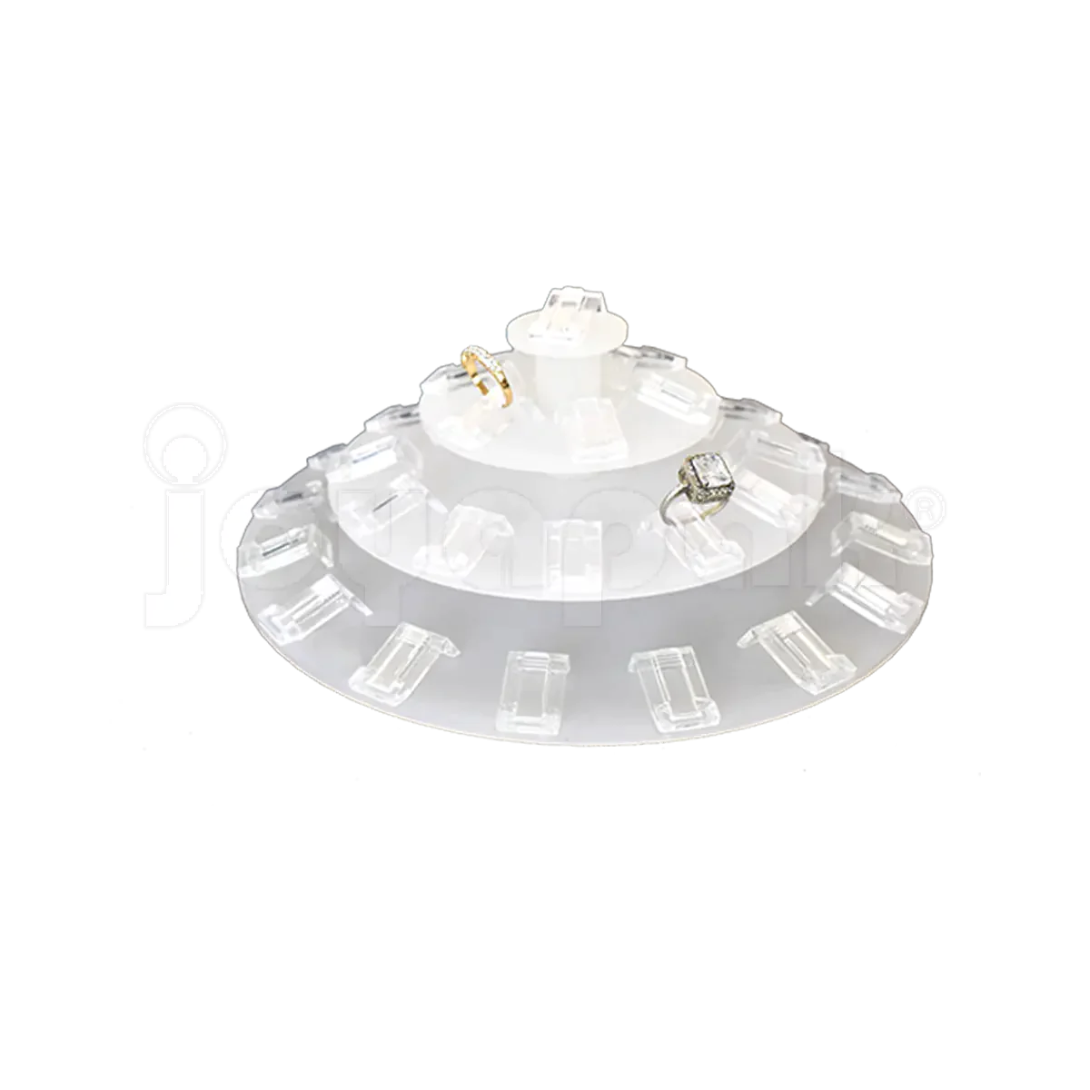Exhibidor de Acrílico Circular de Frost para 35 Anillos