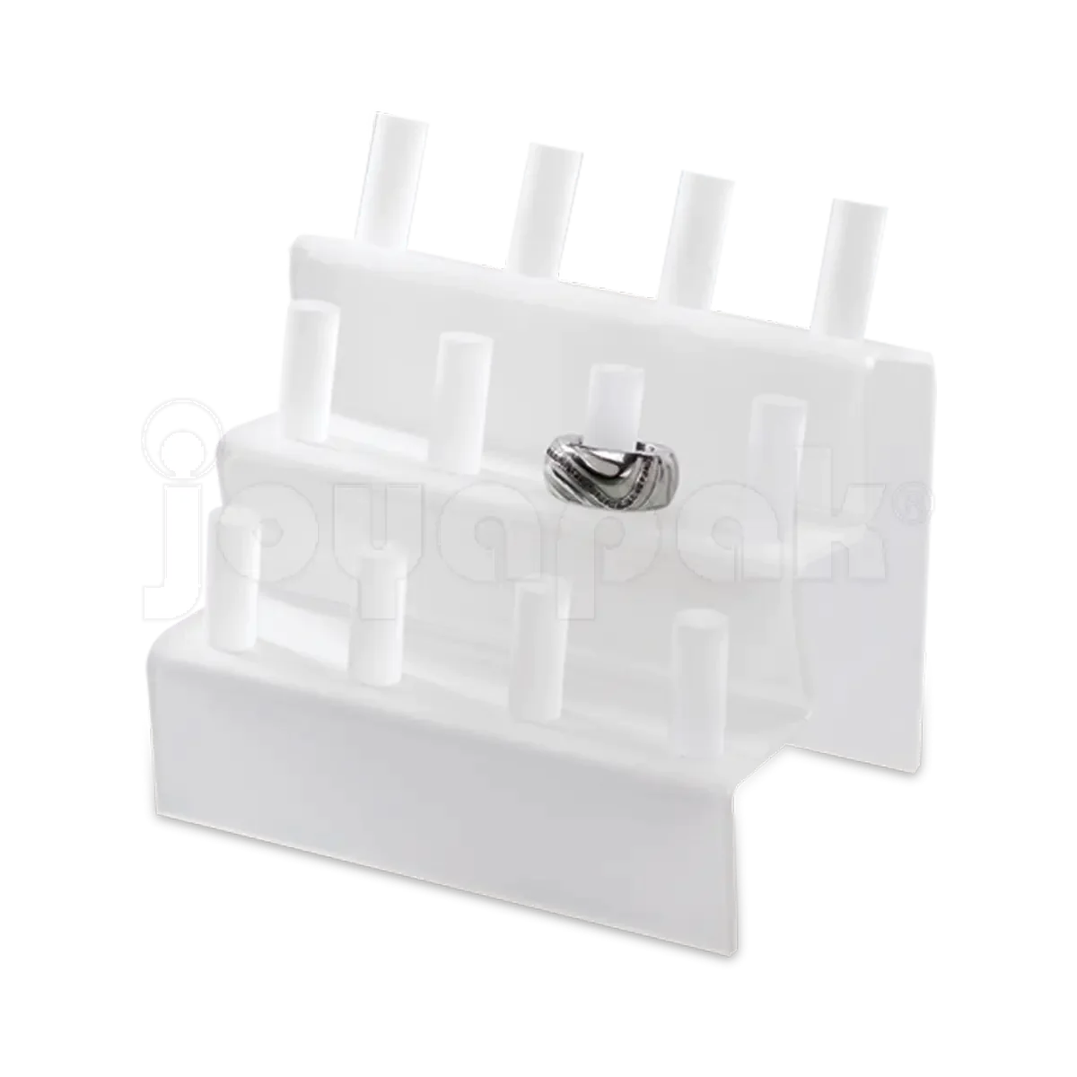 Exhibidor de Acrílico Escalera para 12 Anillos