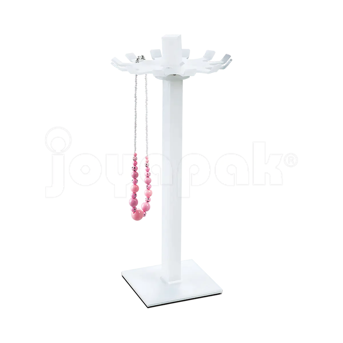 Exhibidor de Acrílico Giratorio para 12 Cadenas