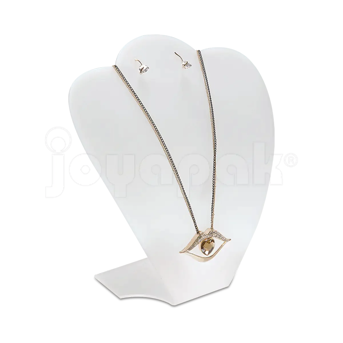 Exhibidor de Acrílico Corazón Grande para Collar / Aretes