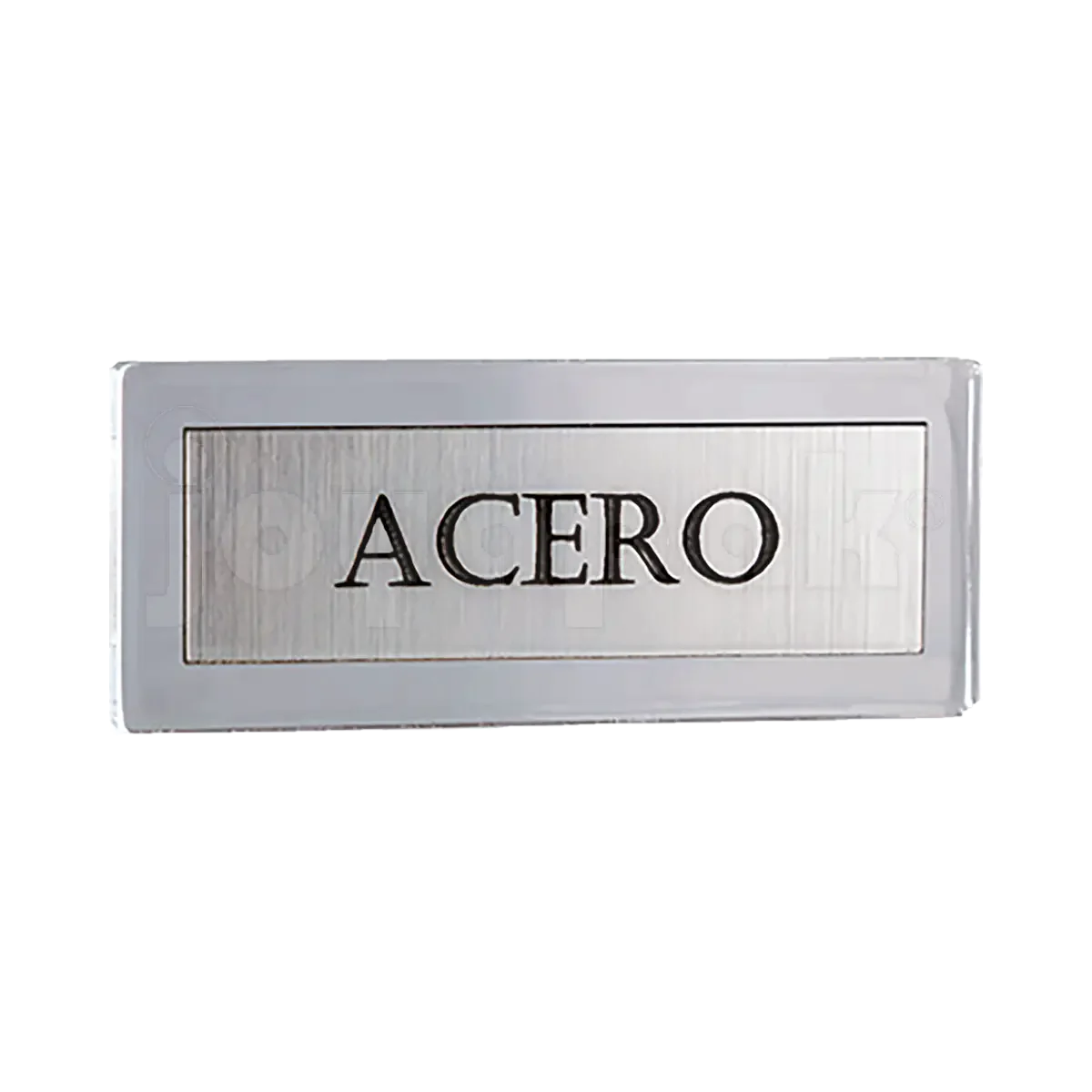 Letrero de Acrílico - Acero