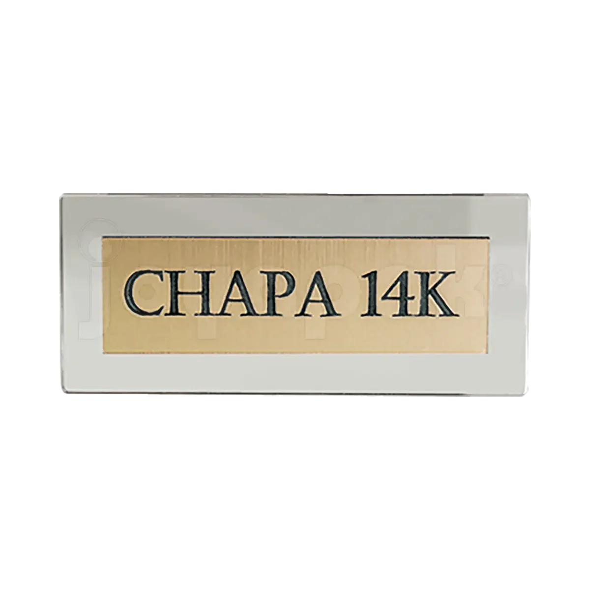 Letrero de Acrílico - Chapa 14K