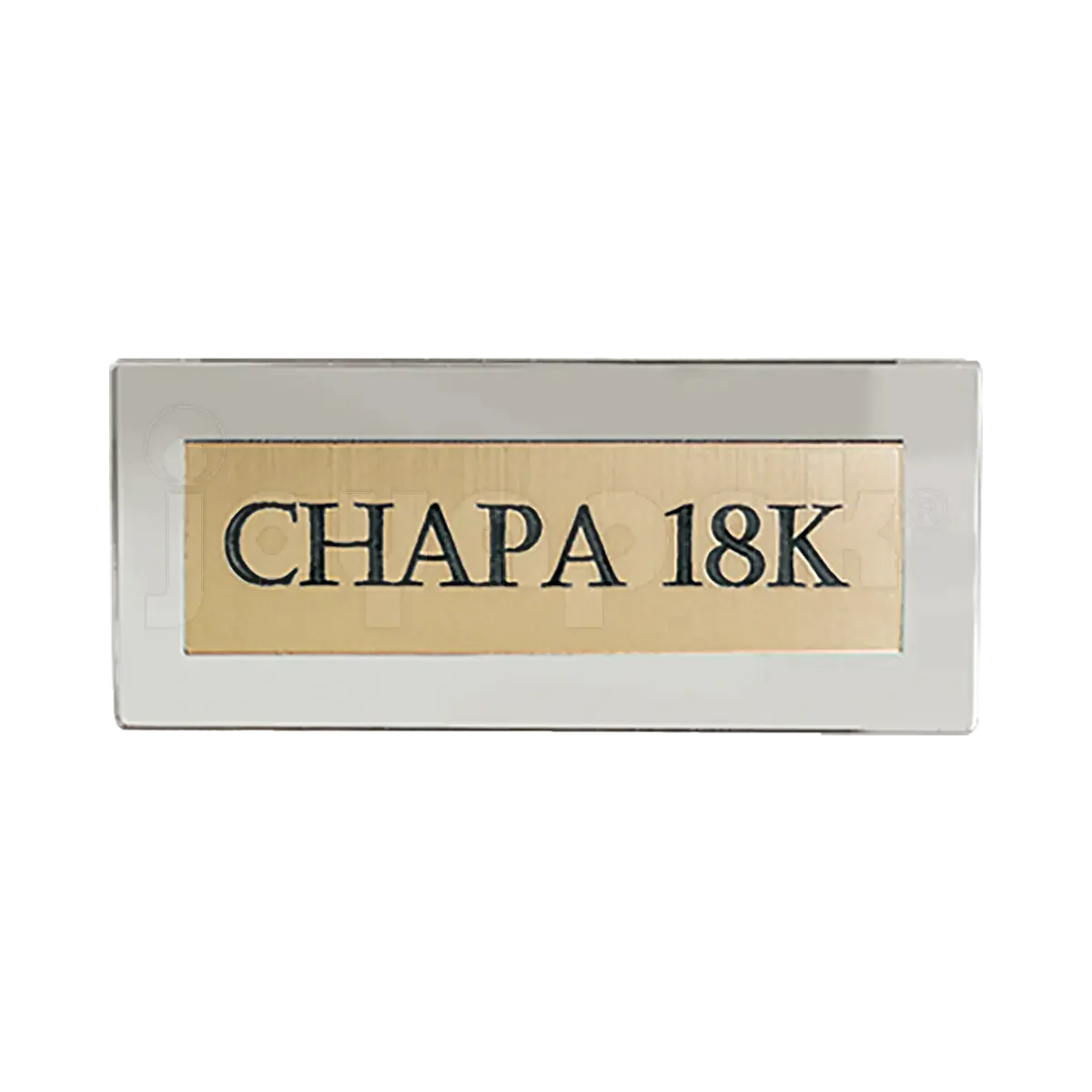 Letrero de Acrílico - Chapa 18