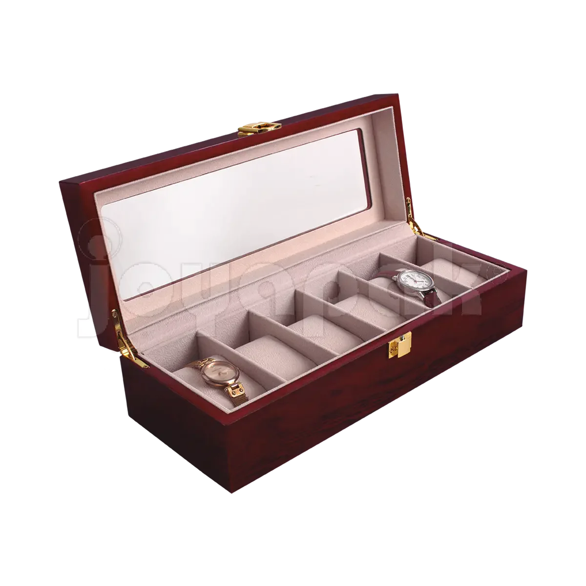 Estuche de Madera para 6 Relojes
