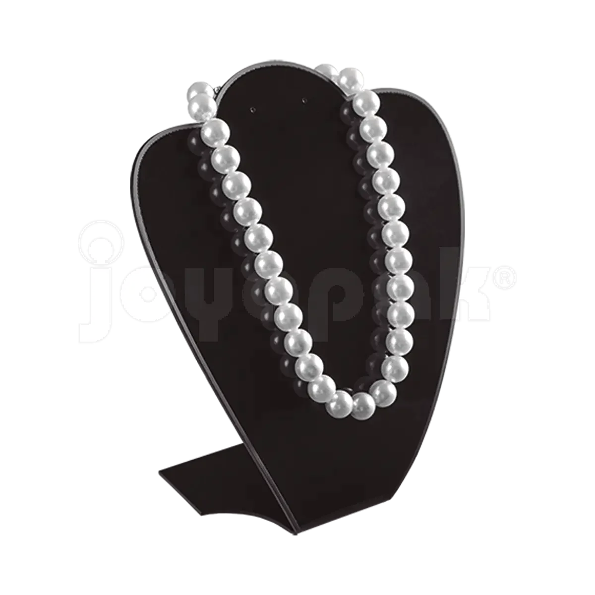 Exhibidor de Acrílico Cuello Corazón Grande para Juego: Collar y Aretes