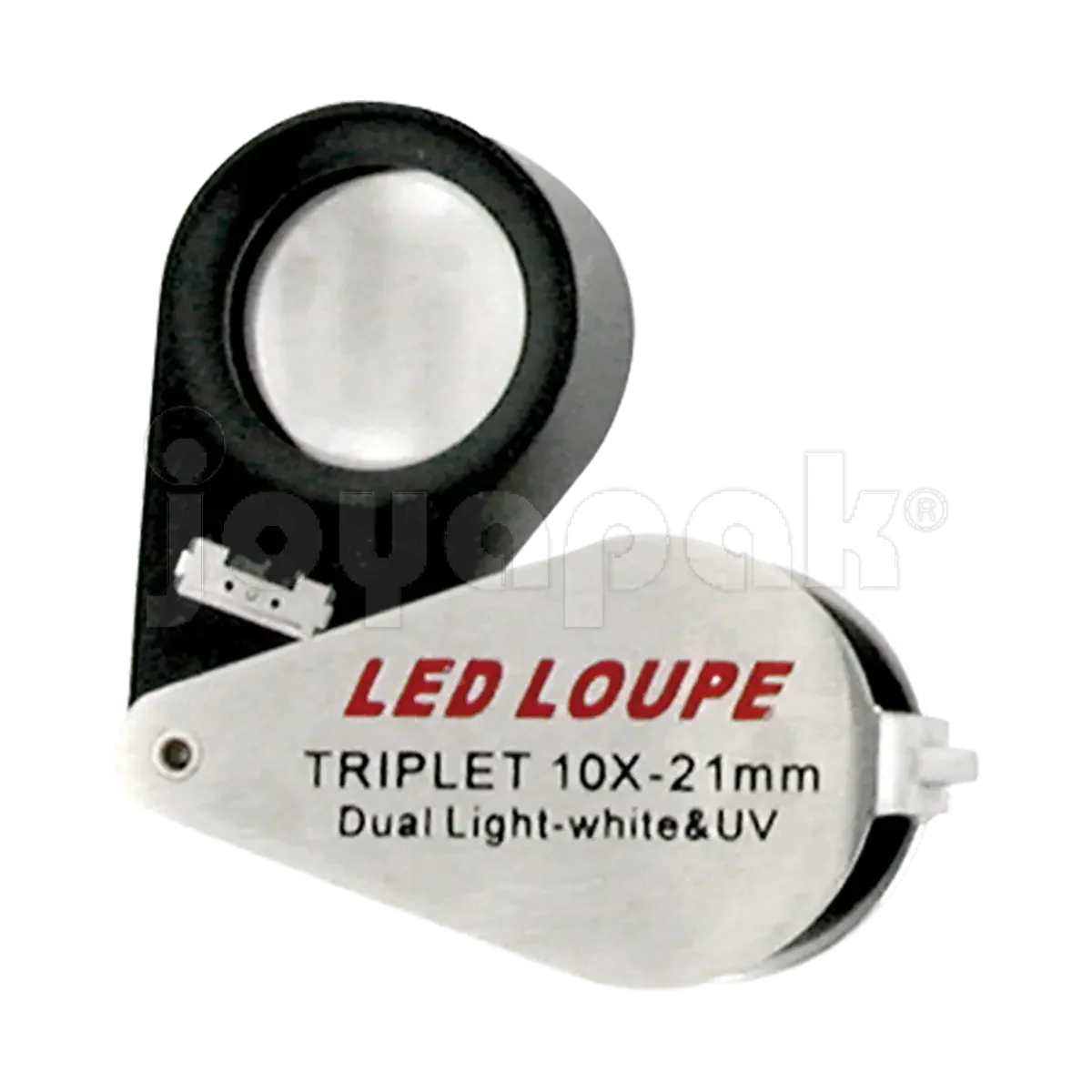 Lupa 21mm 10X con Luz Blanca