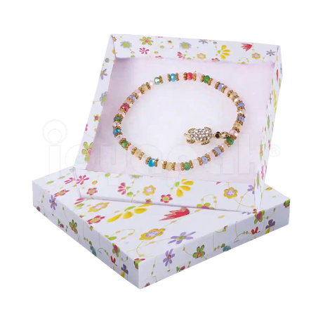 Caja Fancy con Inserto de Algodón Cuadrada
