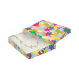 Surtido de cajas de cartón para collar mediano de la línea Fancy con diversos estampados y colores.