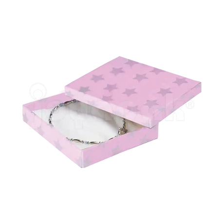 Caja Fancy con Inserto de Algodón para Collar Mediano