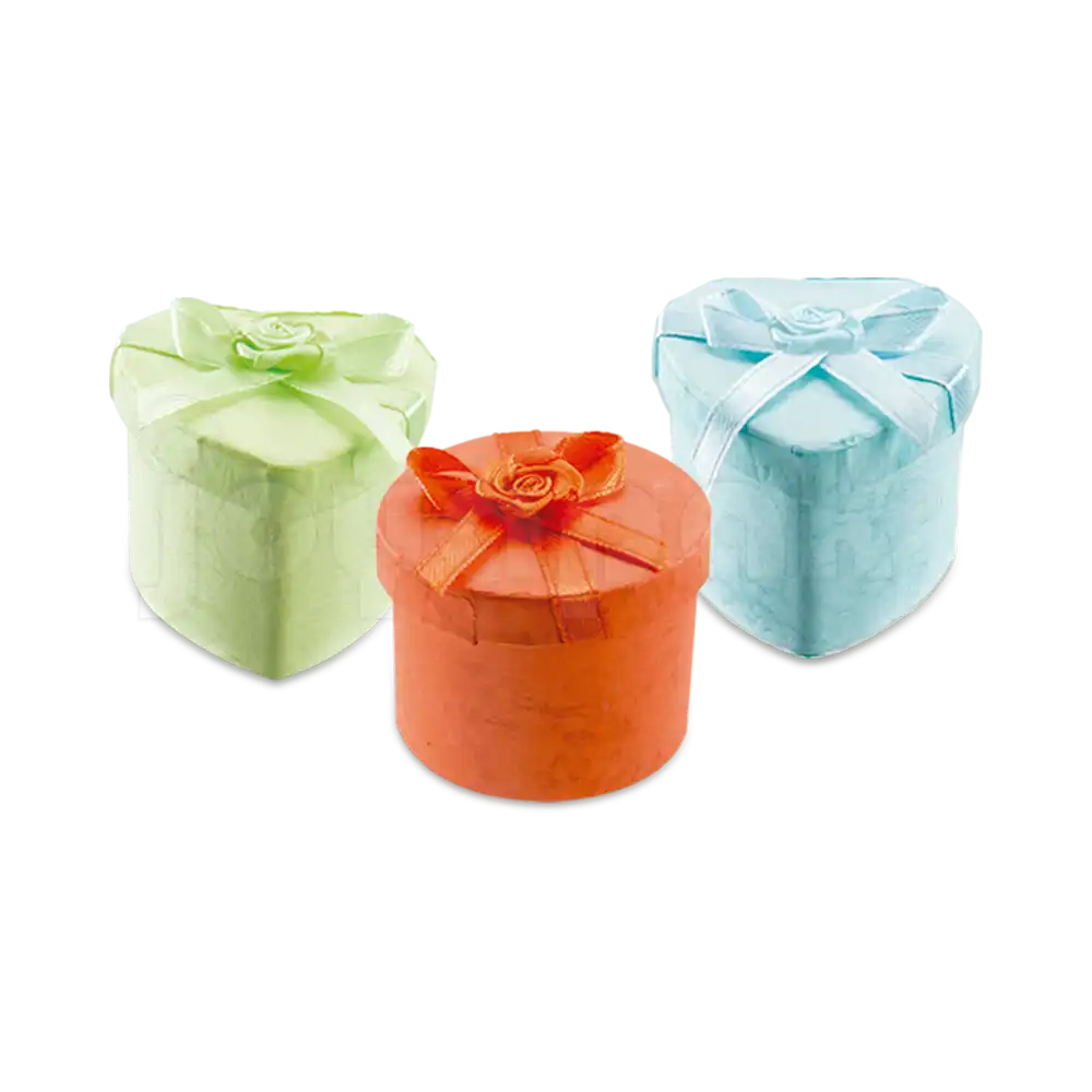 Caja Sombrero con Moño Pastel