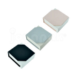 Caja de cartón Gemini para aretes, empaques cerrados mostrando catálogo de colores.
