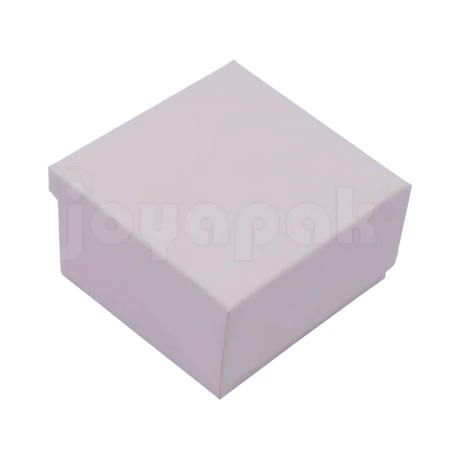 Caja de cartón taupe para juego vista cerrada