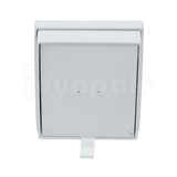 Caja de carton para juego color blanco sin aretes