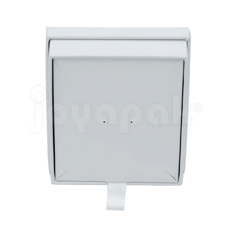 Caja de carton para juego color blanco sin aretes