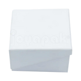 Caja de cartón blanco para juego sin joyería cerrada