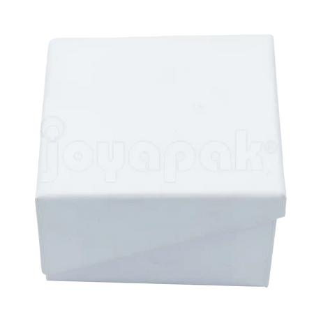 Caja de cartón blanco para juego sin joyería cerrada