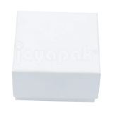Caja de cartón blanco para juego sin joyería cerrada