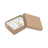 Caja Lino Mediana para Juego Chico: Arete, Cadena con Dije