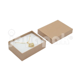 Caja Lino Mediana para Juego Chico: Arete, Cadena con Dije