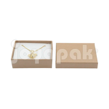 Caja Lino Mediana para Juego Chico: Arete, Cadena con Dije