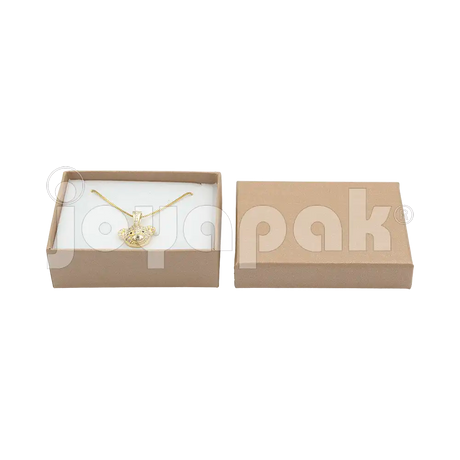 Caja Lino Mediana para Juego Chico: Arete, Cadena con Dije