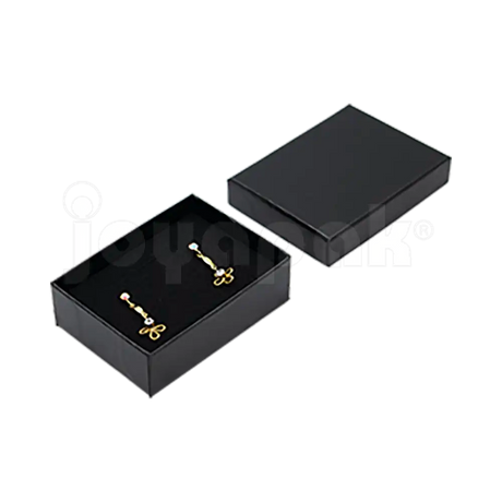 Caja Lino Mediana para Juego Chico: Arete, Cadena con Dije