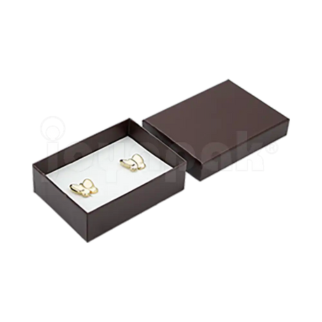 Caja Lino Mediana para Juego Chico: Arete, Cadena con Dije