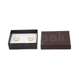 Caja Lino Mediana para Juego Chico: Arete, Cadena con Dije