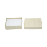 Caja Lino Mediana para Juego Chico: Arete, Cadena con Dije