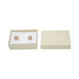 Caja Lino Mediana para Juego Chico: Arete, Cadena con Dije