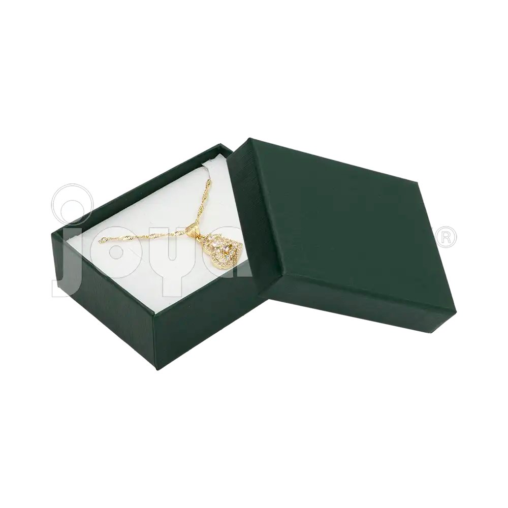 Caja Lino Mediana para Juego Chico: Arete, Cadena con Dije