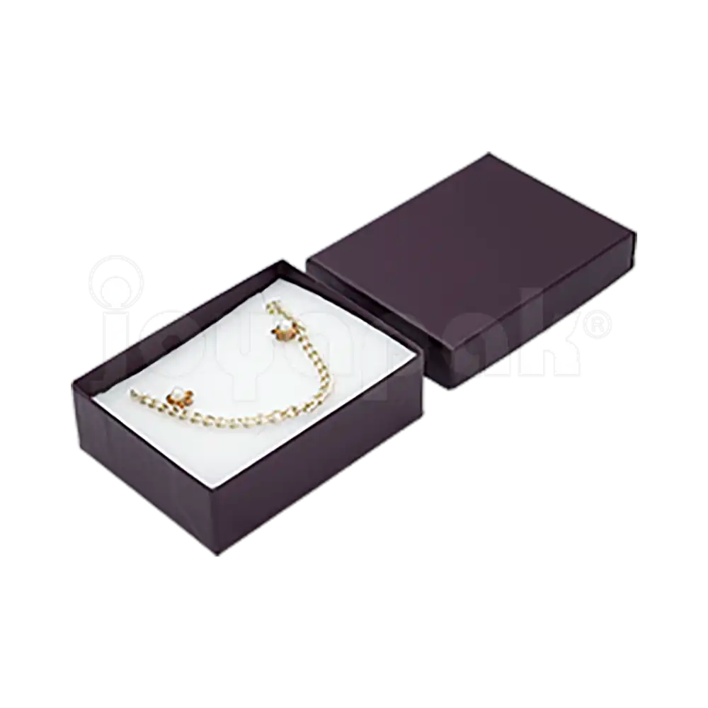 Caja Lino Mediana para Juego Chico: Arete, Cadena con Dije