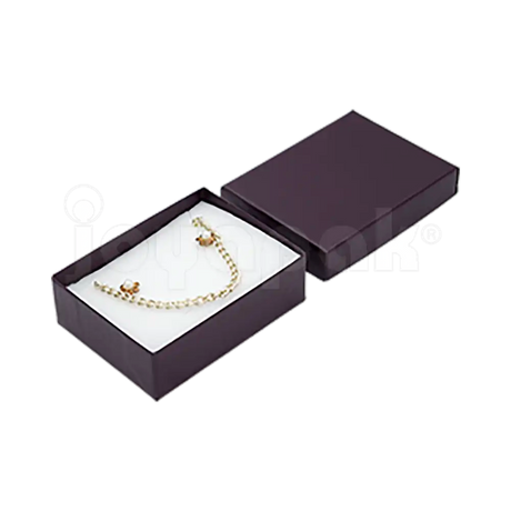 Caja Lino Mediana para Juego Chico: Arete, Cadena con Dije