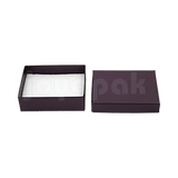 Caja Lino Mediana para Juego Chico: Arete, Cadena con Dije