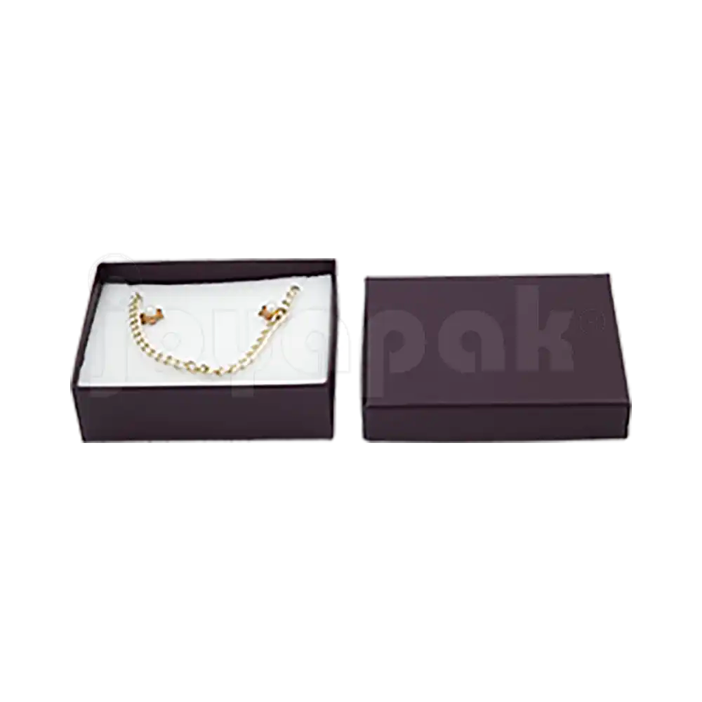 Caja Lino Mediana para Juego Chico: Arete, Cadena con Dije