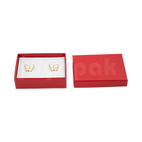 Caja Lino Mediana para Juego Chico: Arete, Cadena con Dije