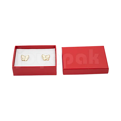 Caja Lino Mediana para Juego Chico: Arete, Cadena con Dije