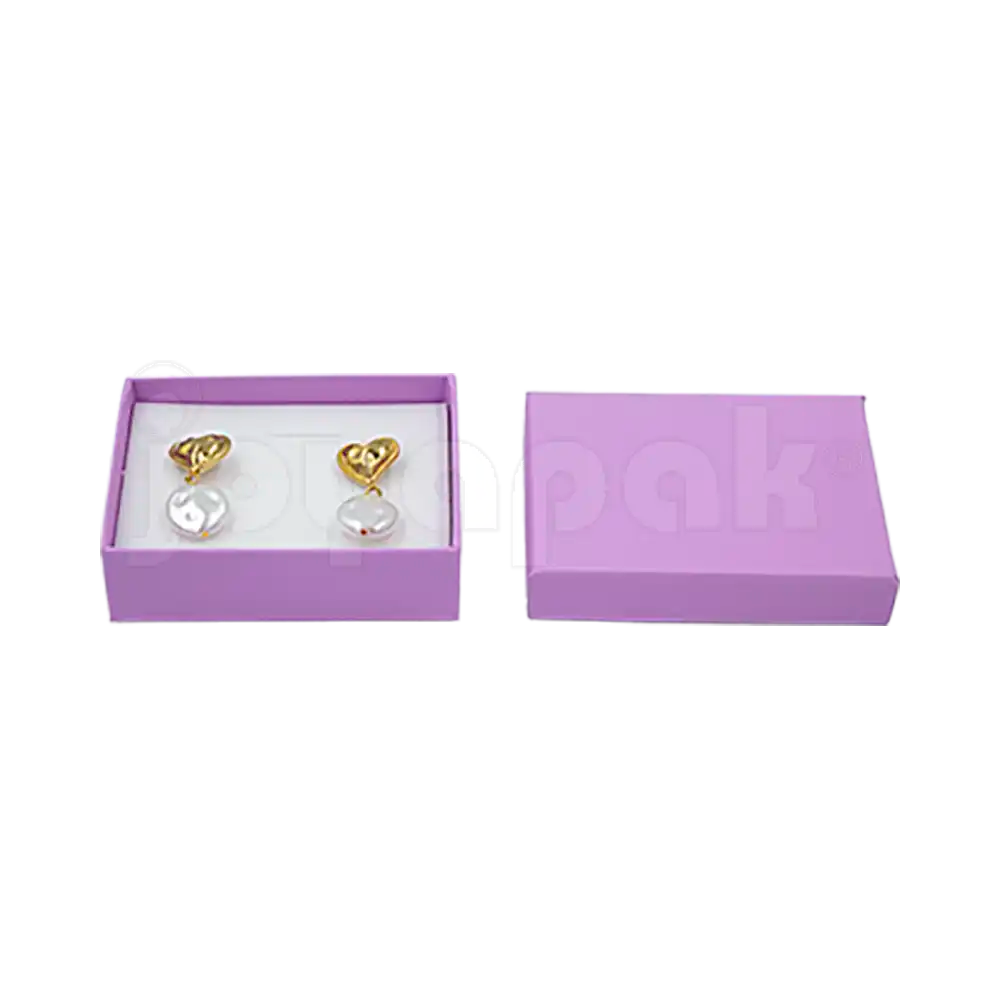 Caja Lino Mediana para Juego Chico: Arete, Cadena con Dije