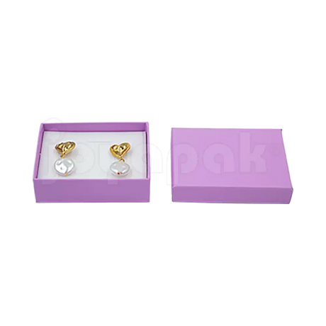 Caja Lino Mediana para Juego Chico: Arete, Cadena con Dije