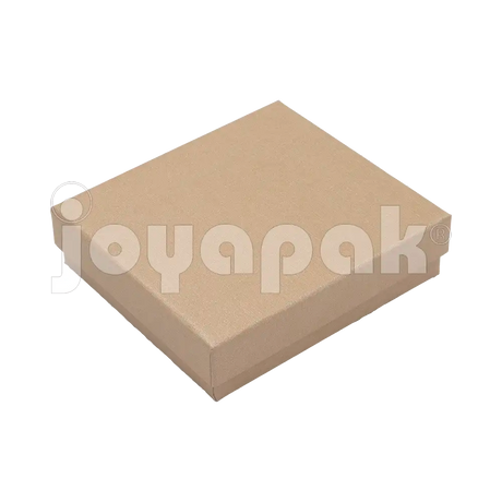 Caja Lino Cuadrada para Juego Grande: Arete, Cadena con Dije
