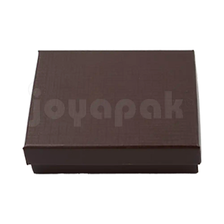 Caja Lino Cuadrada para Juego Grande: Arete, Cadena con Dije