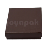Caja Lino Cuadrada para Juego Grande: Arete, Cadena con Dije